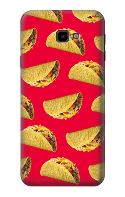 W3755 Mexican Taco Tacos Hard Case and Leather Flip Case For Samsung Galaxy J4+ (2018), J4 Plus (2018)