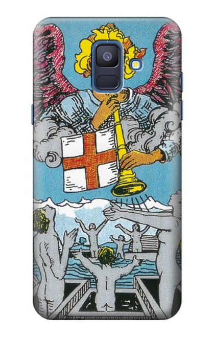 W3743 Tarot Card The Judgement Hard Case and Leather Flip Case For Samsung Galaxy A6 (2018)