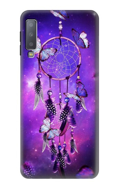 W3685 Dream Catcher Hard Case and Leather Flip Case For Samsung Galaxy A7 (2018)