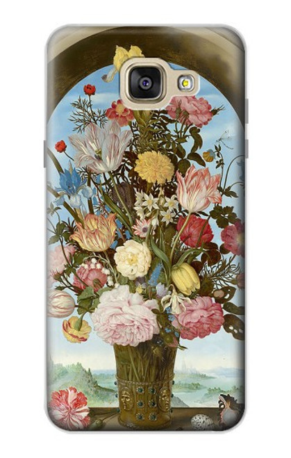 W3749 Vase of Flowers Hard Case and Leather Flip Case For Samsung Galaxy A5 (2016)