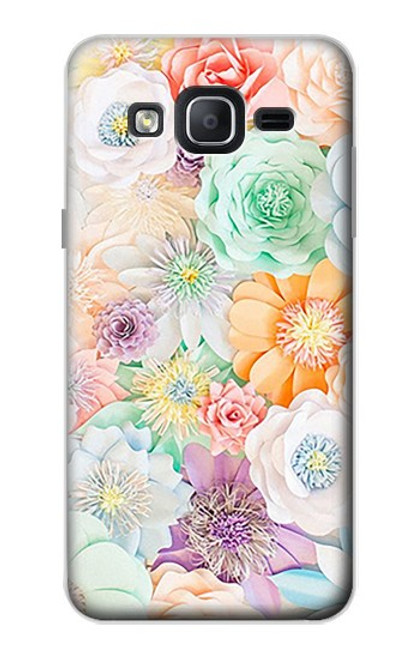 W3705 Pastel Floral Flower Hard Case and Leather Flip Case For Samsung Galaxy On5