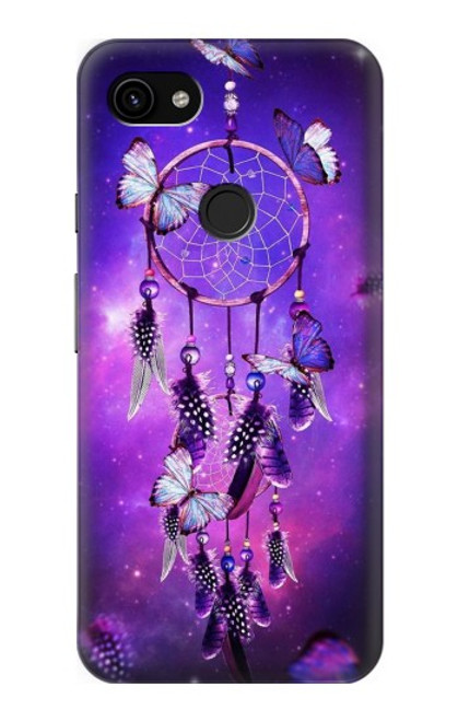 W3685 Dream Catcher Hard Case and Leather Flip Case For Google Pixel 3a XL