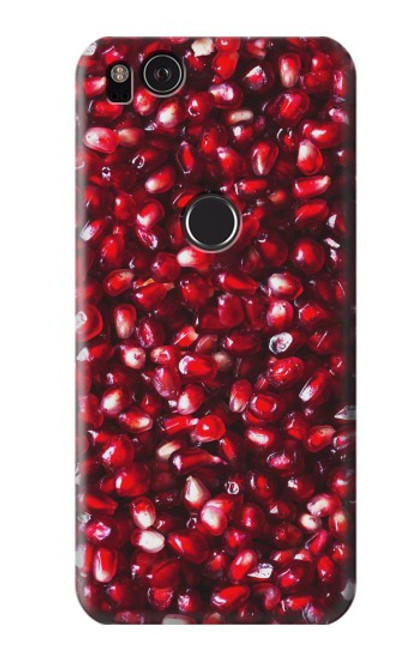 W3757 Pomegranate Hard Case and Leather Flip Case For Google Pixel 2
