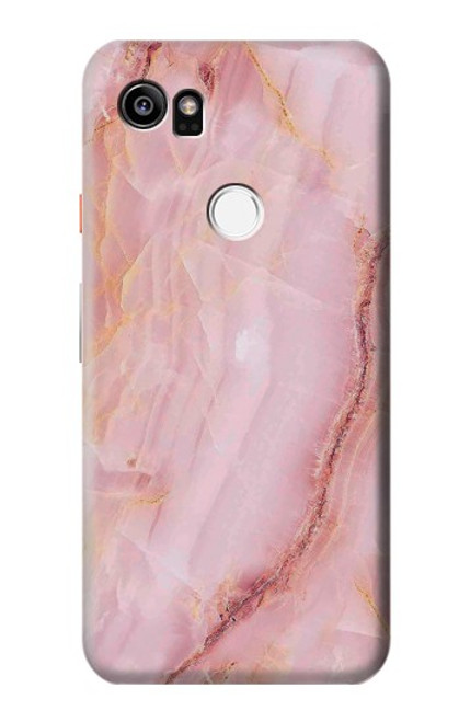 W3670 Blood Marble Hard Case and Leather Flip Case For Google Pixel 2 XL