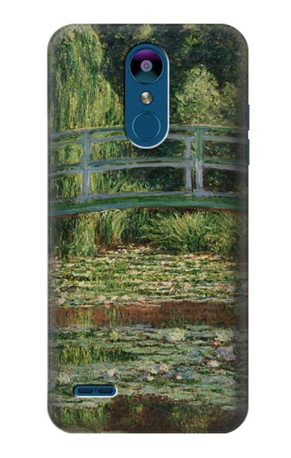 W3674 Claude Monet Footbridge and Water Lily Pool Hard Case and Leather Flip Case For LG K8 (2018)