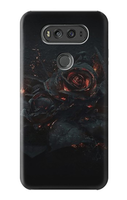 W3672 Burned Rose Hard Case and Leather Flip Case For LG V20