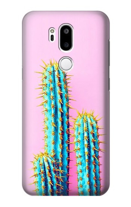 W3673 Cactus Hard Case and Leather Flip Case For LG G7 ThinQ