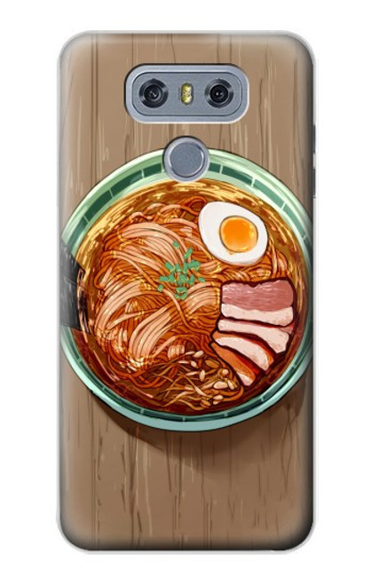 W3756 Ramen Noodles Hard Case and Leather Flip Case For LG G6