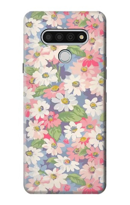 W3688 Floral Flower Art Pattern Hard Case and Leather Flip Case For LG Stylo 6