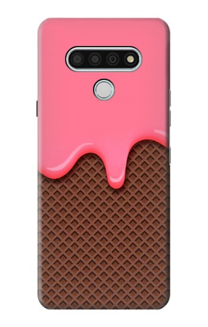 W3754 Strawberry Ice Cream Cone Hard Case and Leather Flip Case For LG Stylo 6
