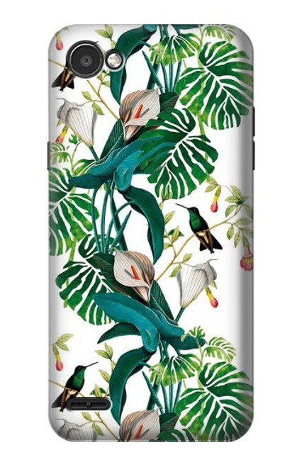 W3697 Leaf Life Birds Hard Case and Leather Flip Case For LG Q6