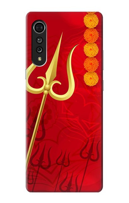 W3788 Shiv Trishul Hard Case and Leather Flip Case For LG Velvet