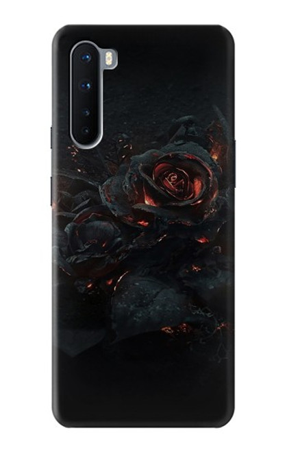 W3672 Burned Rose Hard Case and Leather Flip Case For OnePlus Nord