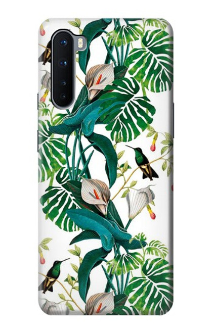 W3697 Leaf Life Birds Hard Case and Leather Flip Case For OnePlus Nord