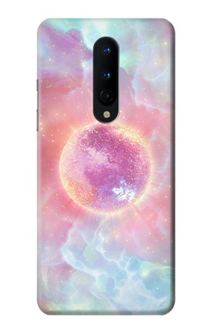 W3709 Pink Galaxy Hard Case and Leather Flip Case For OnePlus 8