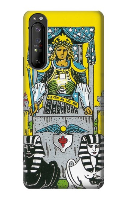 W3739 Tarot Card The Chariot Hard Case and Leather Flip Case For Sony Xperia 1 II