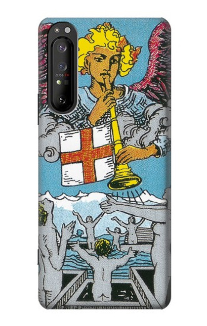 W3743 Tarot Card The Judgement Hard Case and Leather Flip Case For Sony Xperia 1 II