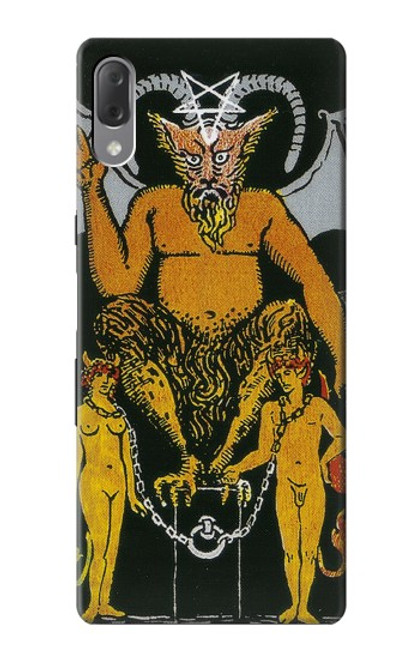 W3740 Tarot Card The Devil Hard Case and Leather Flip Case For Sony Xperia L3