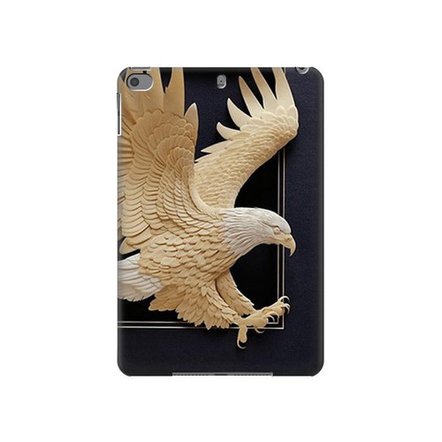 W1383 Paper Sculpture Eagle Tablet Hard Case For iPad mini 4, iPad mini 5, iPad mini 5 (2019)