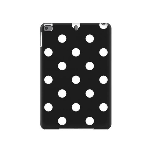 W2299 Black Polka Dots Tablet Hard Case For iPad mini 4, iPad mini 5, iPad mini 5 (2019)