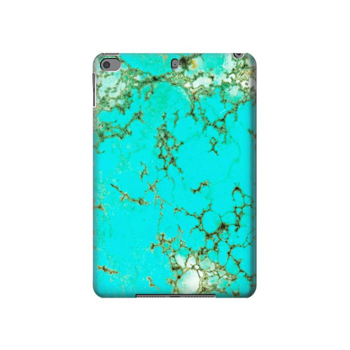 W2377 Turquoise Gemstone Texture Graphic Printed Tablet Hard Case For iPad mini 4, iPad mini 5, iPad mini 5 (2019)