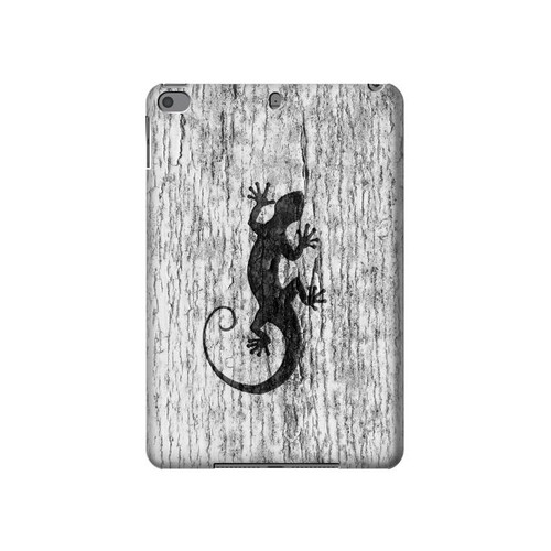 W2446 Gecko Wood Graphic Printed Tablet Hard Case For iPad mini 4, iPad mini 5, iPad mini 5 (2019)