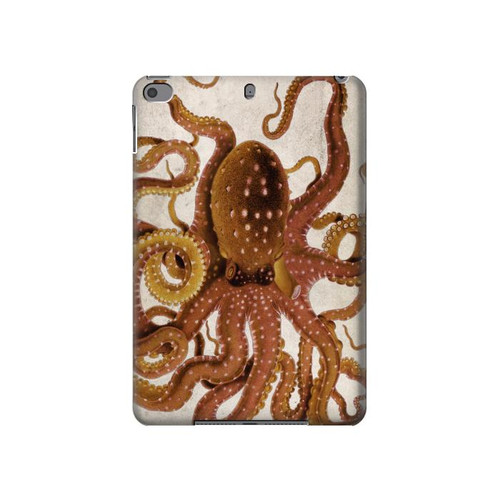 W2801 Vintage Octopus Tablet Hard Case For iPad mini 4, iPad mini 5, iPad mini 5 (2019)