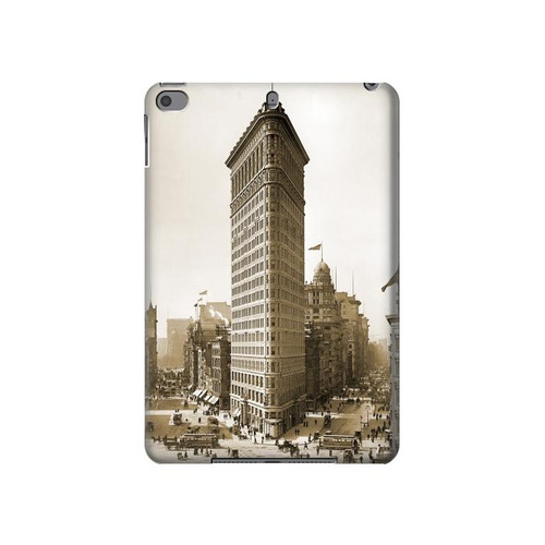 W3046 Old New York Flatiron Building Tablet Hard Case For iPad mini 4, iPad mini 5, iPad mini 5 (2019)