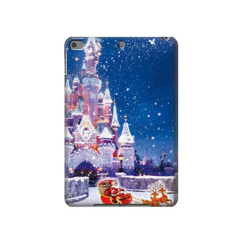 W3282 Santa Xmas Castle Tablet Hard Case For iPad mini 4, iPad mini 5, iPad mini 5 (2019)