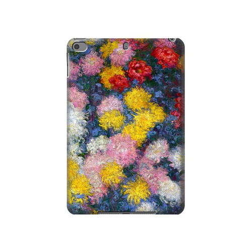 W3342 Claude Monet Chrysanthemums Tablet Hard Case For iPad mini 4, iPad mini 5, iPad mini 5 (2019)