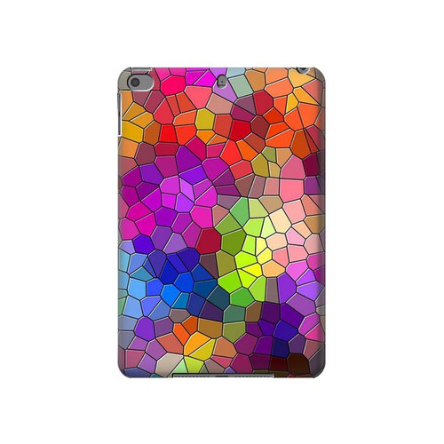 W3677 Colorful Brick Mosaics Tablet Hard Case For iPad mini 4, iPad mini 5, iPad mini 5 (2019)