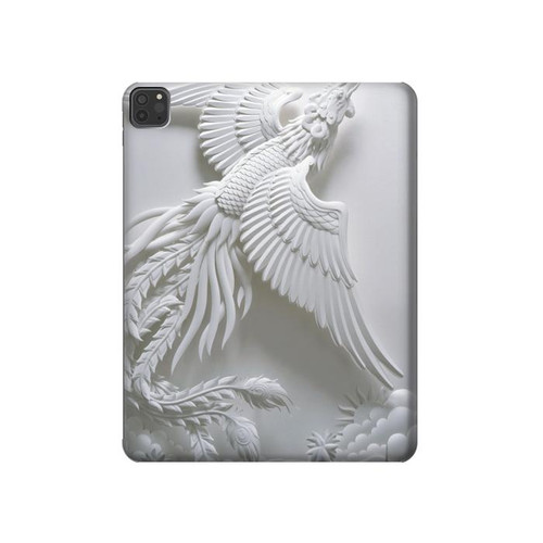 W0516 Phoenix Carving Tablet Hard Case For iPad Pro 11 (2021,2020,2018, 3rd, 2nd, 1st)