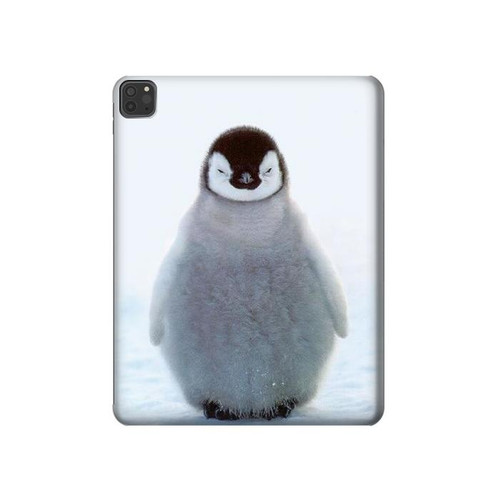 W1075 Penguin Ice Tablet Hard Case For iPad Pro 11 (2021,2020,2018, 3rd, 2nd, 1st)