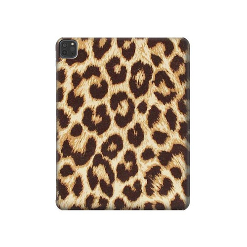 W2204 Leopard Pattern Graphic Printed Tablet Hard Case For iPad Pro 11 (2021,2020,2018, 3rd, 2nd, 1st)