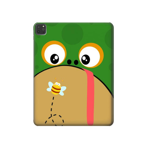 W2765 Frog Bee Cute Cartoon Tablet Hard Case For iPad Pro 11 (2021,2020,2018, 3rd, 2nd, 1st)