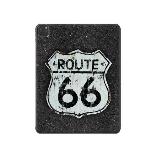 W3207 Route 66 Sign Tablet Hard Case For iPad Pro 11 (2021,2020,2018, 3rd, 2nd, 1st)