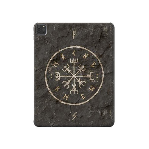 W3413 Norse Ancient Viking Symbol Tablet Hard Case For iPad Pro 11 (2021,2020,2018, 3rd, 2nd, 1st)