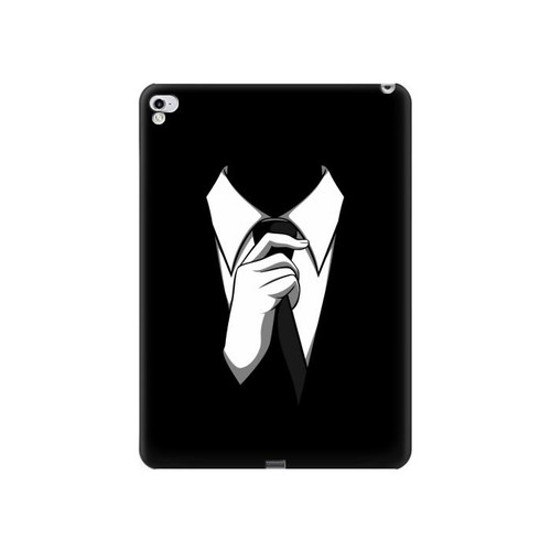 W1591 Anonymous Man in Black Suit Tablet Hard Case For iPad Pro 12.9 (2015,2017)