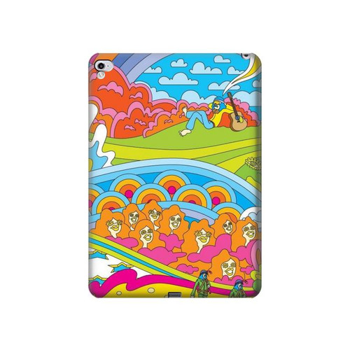 W3407 Hippie Art Tablet Hard Case For iPad Pro 12.9 (2015,2017)