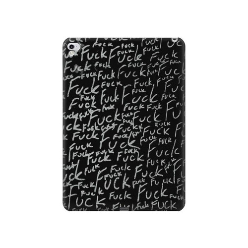 W3478 Funny Words Blackboard Tablet Hard Case For iPad Pro 12.9 (2015,2017)