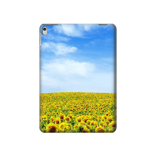 W0232 Sunflower Tablet Hard Case For iPad Air 2, iPad 9.7 (2017,2018), iPad 6, iPad 5