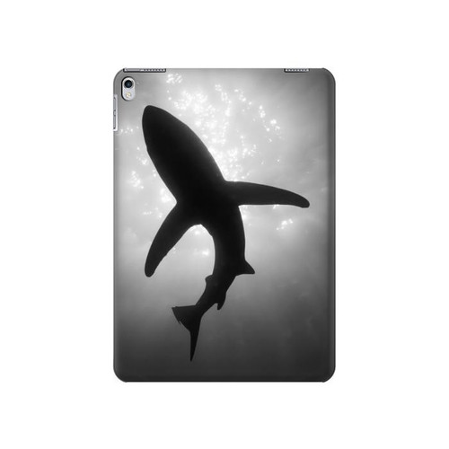 W2367 Shark Monochrome Tablet Hard Case For iPad Air 2, iPad 9.7 (2017,2018), iPad 6, iPad 5