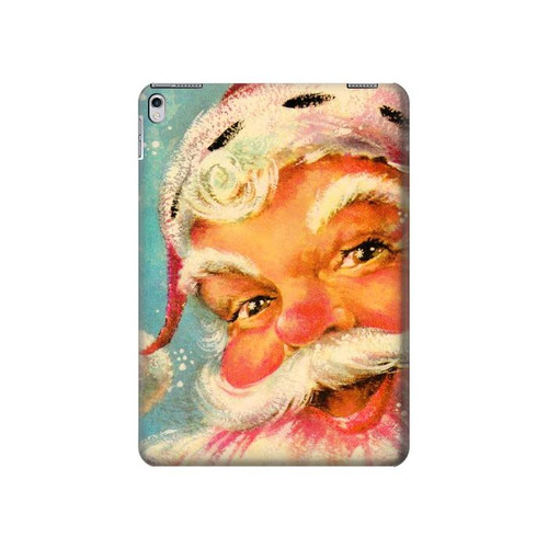 W2840 Christmas Vintage Santa Tablet Hard Case For iPad Air 2, iPad 9.7 (2017,2018), iPad 6, iPad 5