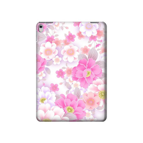 W3036 Pink Sweet Flower Flora Tablet Hard Case For iPad Air 2, iPad 9.7 (2017,2018), iPad 6, iPad 5