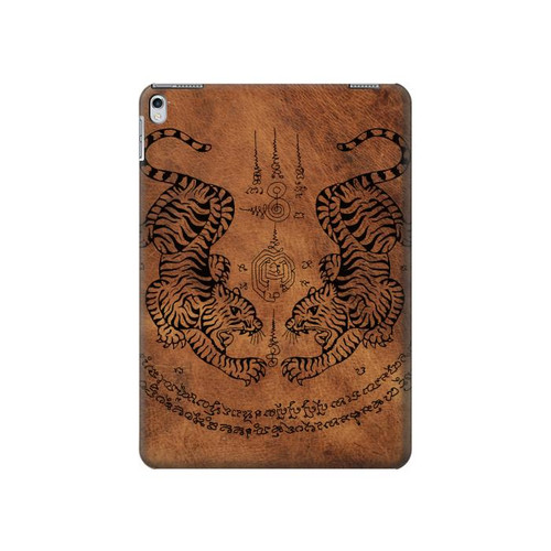 W3209 Sak Yant Twin Tiger Tablet Hard Case For iPad Air 2, iPad 9.7 (2017,2018), iPad 6, iPad 5