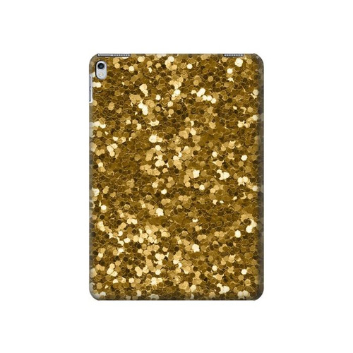 W3388 Gold Glitter Graphic Print Tablet Hard Case For iPad Air 2, iPad 9.7 (2017,2018), iPad 6, iPad 5