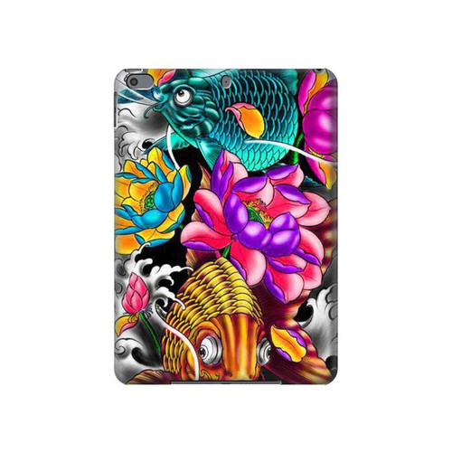 W1630 Fish Japanese Oriental Tattoo Tablet Hard Case For iPad Pro 10.5, iPad Air (2019, 3rd)