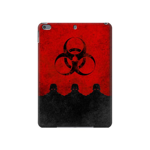 W2917 Biohazards Virus Red Alert Tablet Hard Case For iPad Pro 10.5, iPad Air (2019, 3rd)