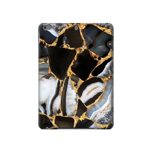 W3419 Gold Marble Graphic Print Tablet Hard Case For iPad Pro 10.5, iPad Air (2019, 3rd)