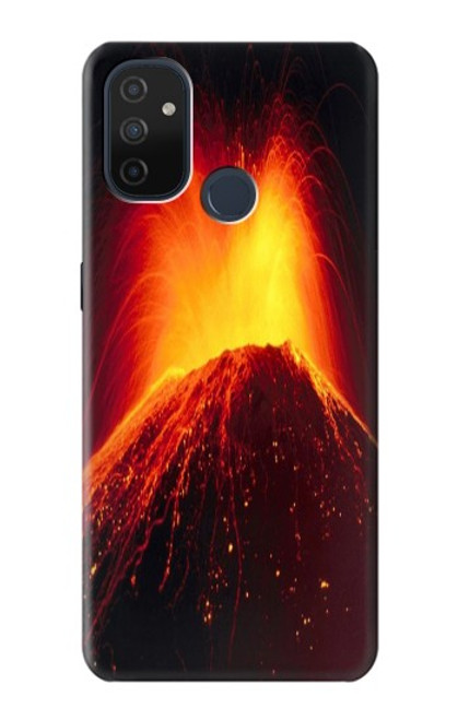 W0745 Volcano Lava Hard Case and Leather Flip Case For OnePlus Nord N100